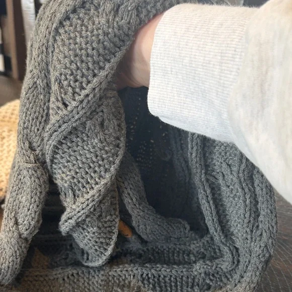 Cozy Knit Sweater Collection - Olive, Cream, and Gray - Picture 3 of 4